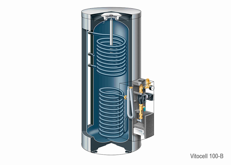 Купить Вертикальный водонагреватель Viessmann Vitocell 100-L/100-B